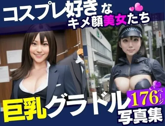 [ぷにぷにむふふ]【90%OFF】コスプレ好きなキメ顔美女は巨乳のグラドル！！！最高の美女達と遊んでみたら野外露出までしてくれて・・・！！！