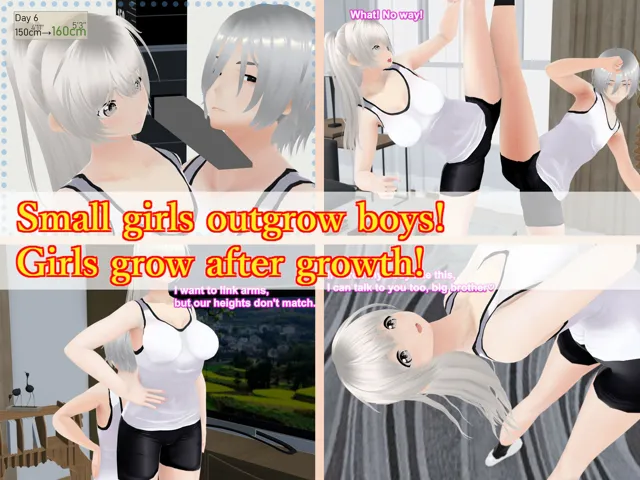 [女子成長クラブ]Outgrowing only girls， Overtake boys， Growth sound. Stretching exercises Arc