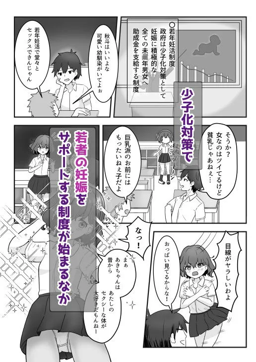 [西U]幼馴染と妊活同棲