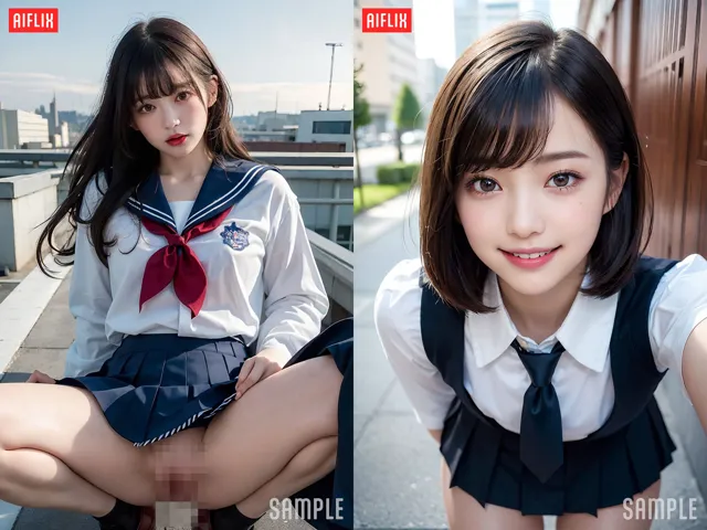 [AIFLIX]清楚JKと秘密の放課後。〜18歳美少女の、誰にも言えない内緒の時間〜 Vol.1＋2