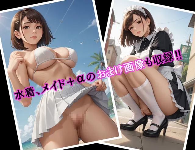 [AIB（美女ギャラリー）]夏休みに巨乳制服美女の部屋で二人きりになった話（かな編）