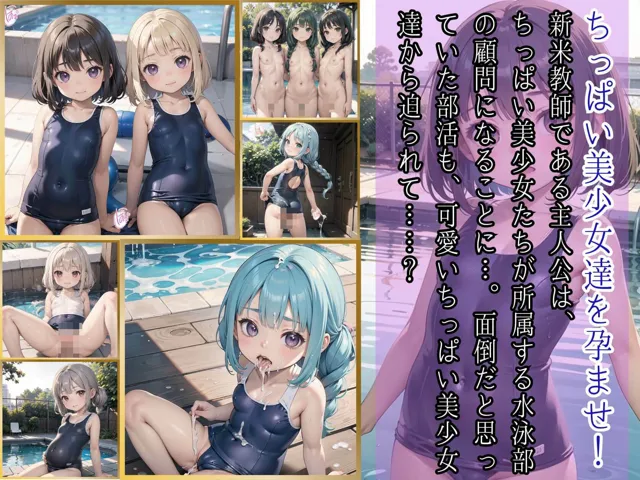 [夏目神社]【95%OFF】スク水ちっぱい娘を孕ませ！！6【美麗CG厳選200枚収録】