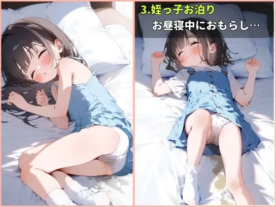 [こなこあいしぃ]おしっこみせてと夏休みの子におねがいしたら