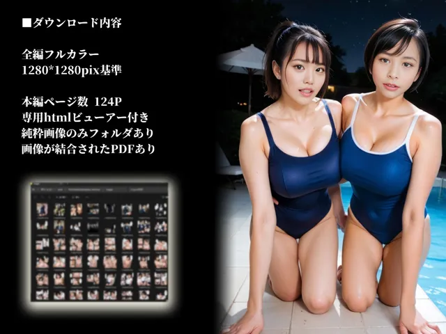 [アイロク屋]完全マッチングアプリ 卒業アルバムから召喚レズカップルと妊活ハーレム編