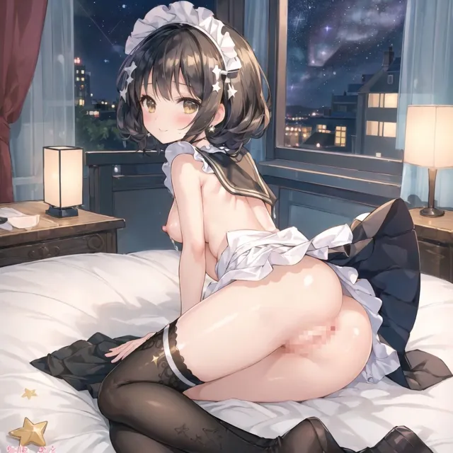 [Loliガールズコレクション]【85%OFF】【vol2】夜空が綺麗な日に夜●いしにくるつるぺたメイド