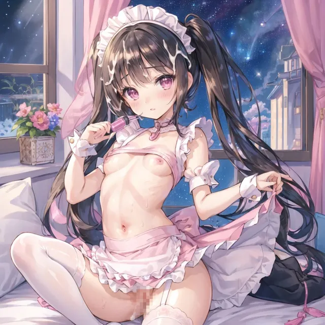 [Loliガールズコレクション]【85%OFF】【vol11】夜空が綺麗な日に夜●いしにくるつるぺたメイド