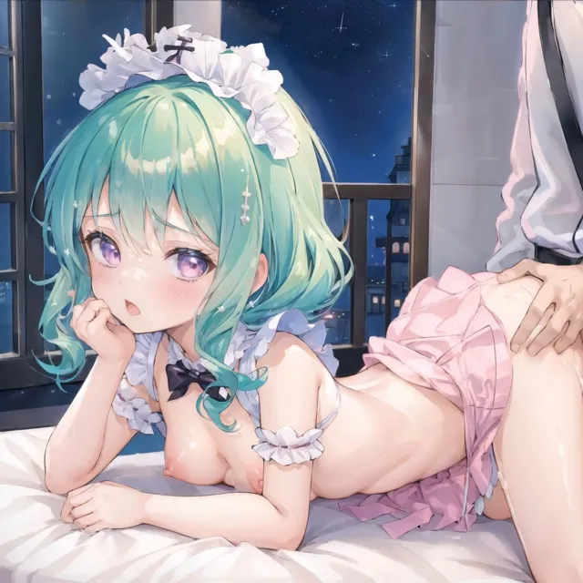 [Loliガールズコレクション]【vol15】夜空が綺麗な日に夜●いしにくるつるぺたメイド