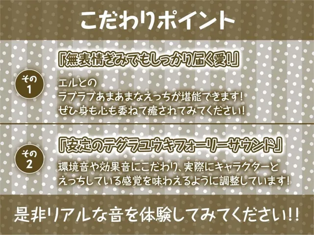 [テグラユウキ]【50%OFF】無表情な奴●エルフを甘やかして密着中出し交尾【フォーリーサウンド】