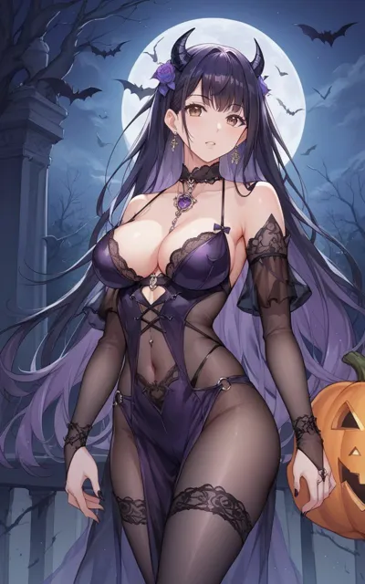 [まぁる]セクシー魔女とハロウィン