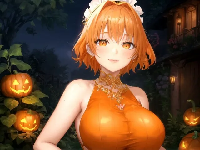 [巨乳大好き屋]【70%OFF】ドスケベお姉さんメイドと童貞坊ちゃんの秘密のハロウィンパーティー〜私の特大パンプキンも召し上がれ♪〜【巨乳/中出し/おねショタ】