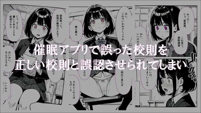 [ほしあかりワークス]【学生常識改変】風紀委員長から淫乱委員長になった私の記録1 オナニーが当たり前になった日