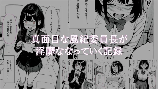 [ほしあかりワークス]【学生常識改変】風紀委員長から淫乱委員長になった私の記録1 オナニーが当たり前になった日