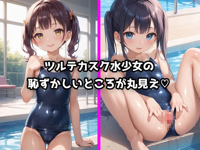 [aiぴろり出版]【30%OFF】ロリっこつるぺた！つるぺたスク水ちゃんに大量中出ししてみた！