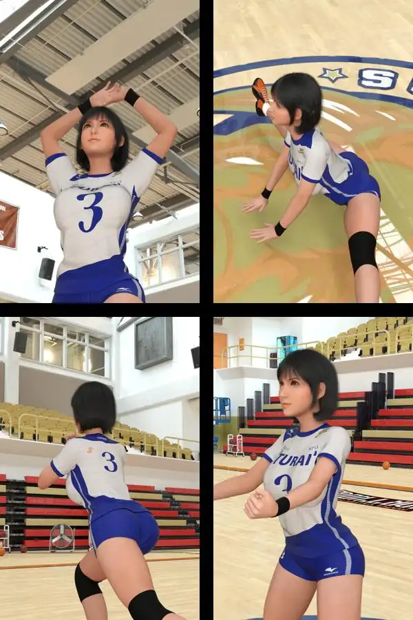 [Ozone_Layer]才色兼備の万能女性格闘家 霧島 愛唯のVolleyBallユニーフォーム写真集-01