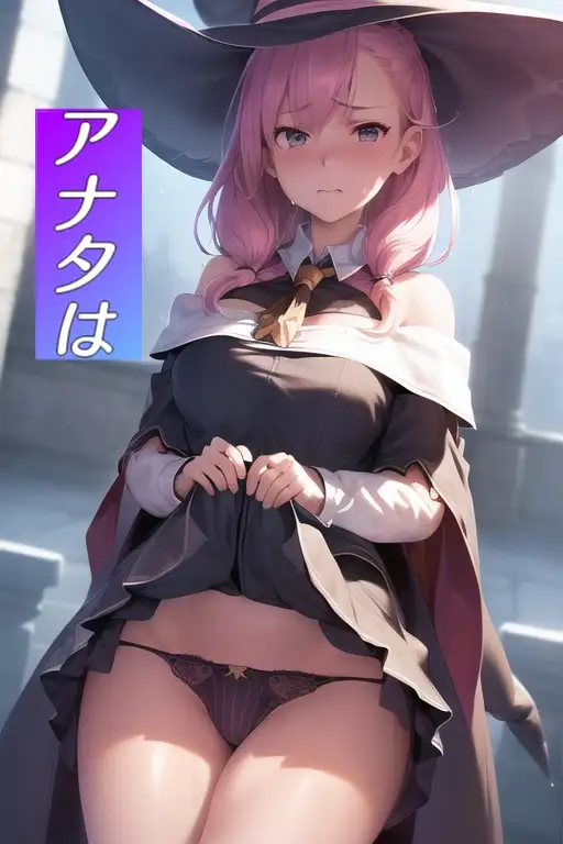 [AIパンツ部]嫌顔スカートたくし上げパンツ〜魔法使い編・白魔導士編〜