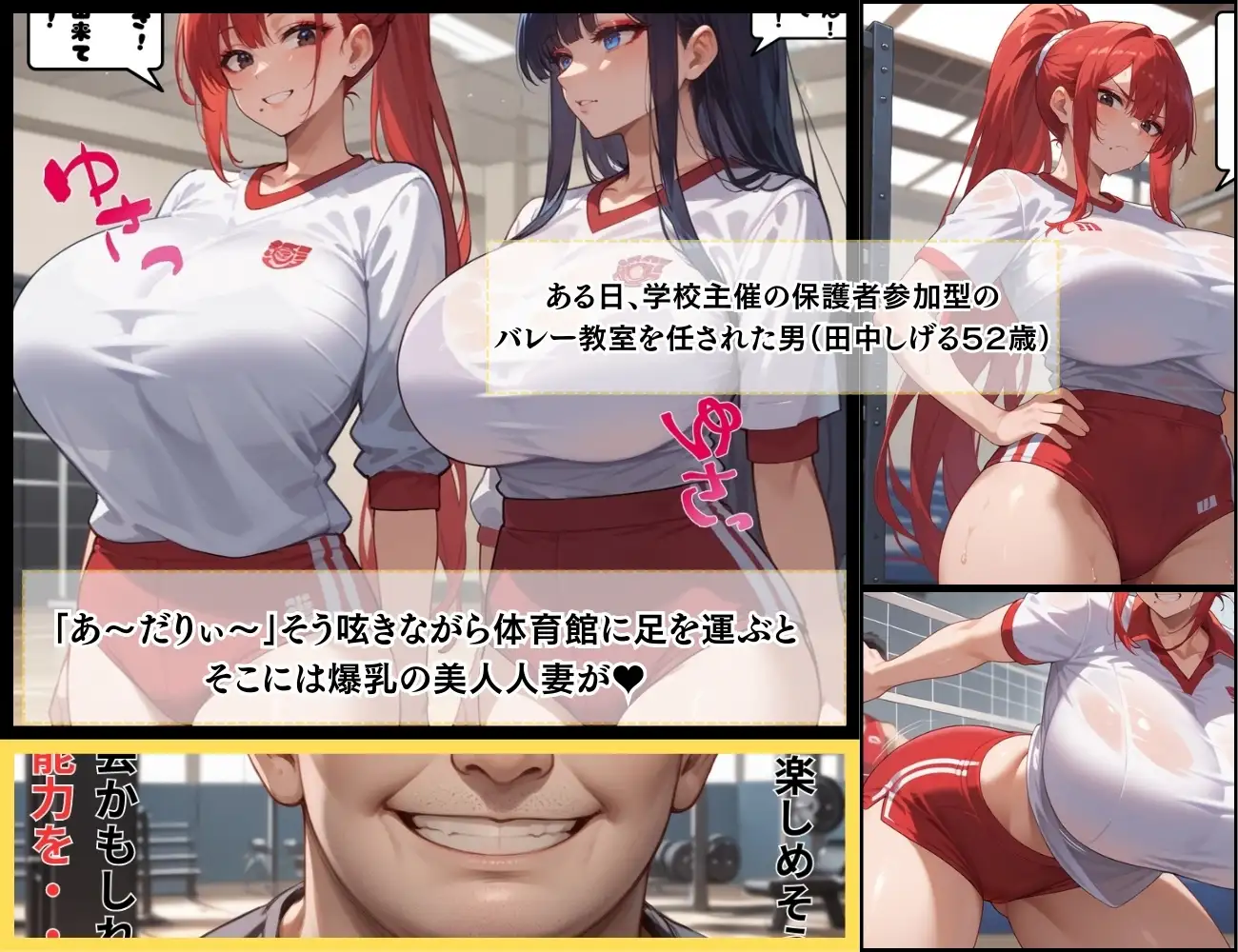 [まつぼっくり]催○支配 人妻おっぱいバレー