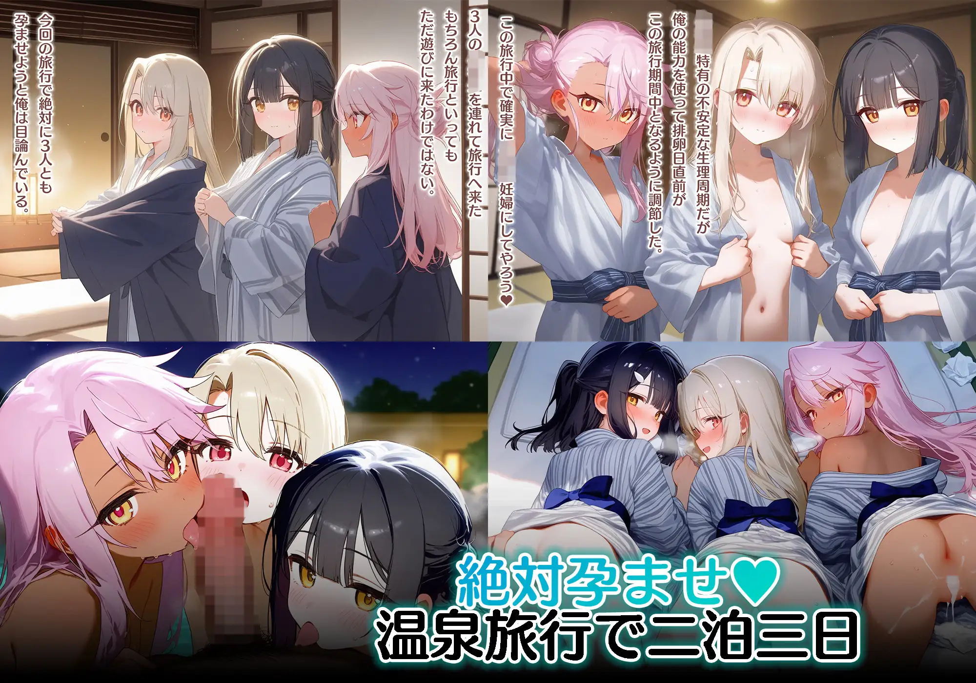 [SilverFox]【催○性支配】魔法少女、完全敗北で全員妊娠 雑魚まんこで全力媚び媚び魔力補給