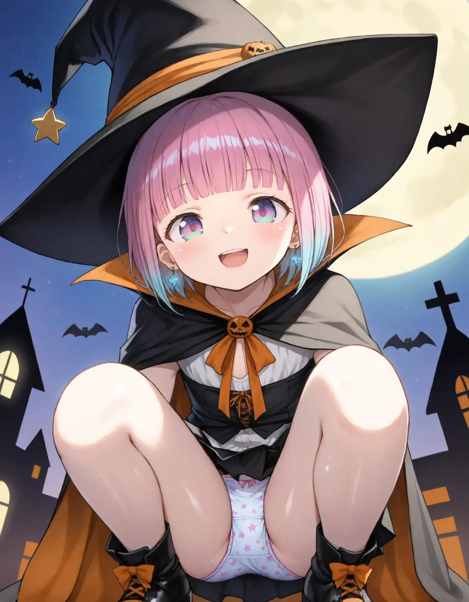 [Starrysky]ハロウィンコスプレで〇リパンチラ