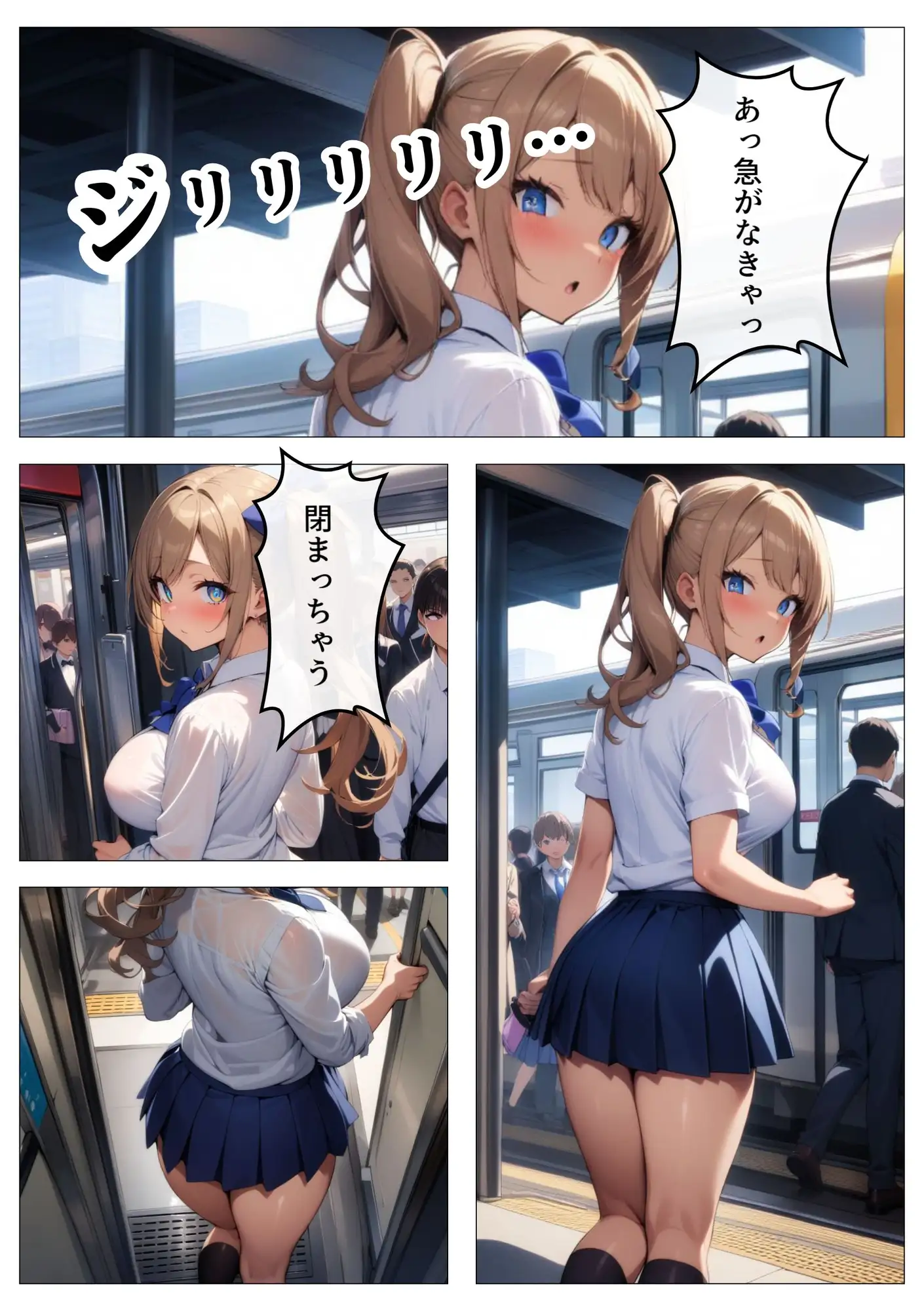 [あいり]号泣!痴○電車～ギャル編～