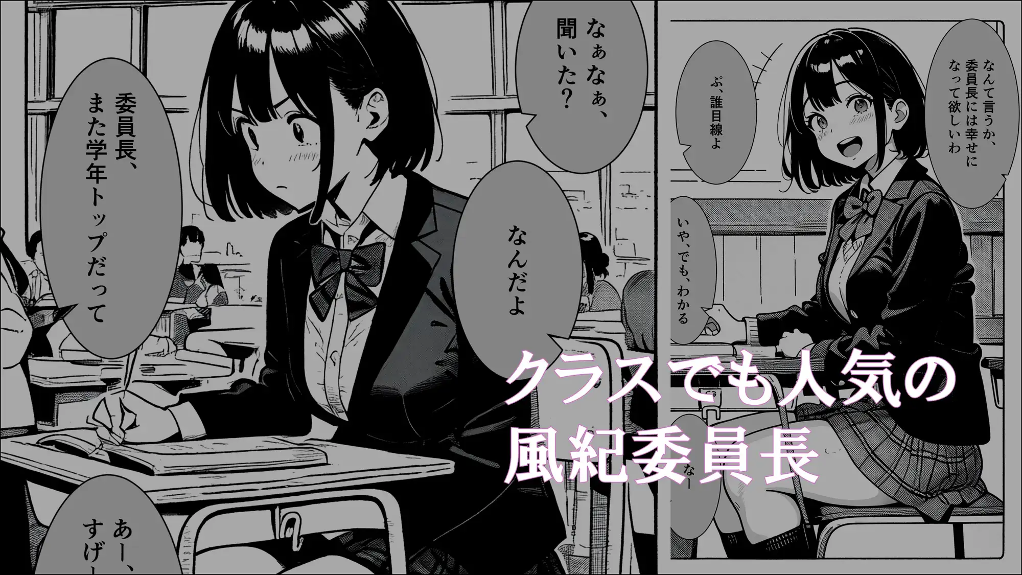 [ほしあかりワークス]【学生常識改変】風紀委員長から淫乱委員長になった私の記録3 セックスが当たり前になった日