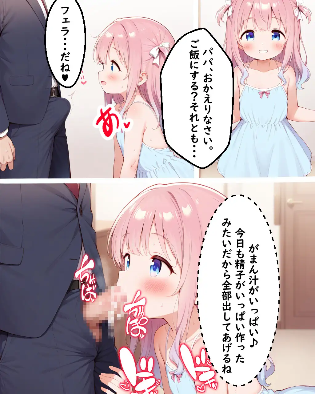 [あいココア]仲良し父娘のエッチ