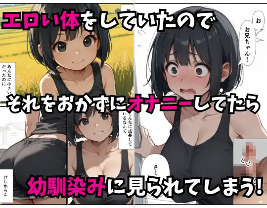 [あくめくん]5年ぶりに会った幼馴染みがエロい体になっていたので性欲が我慢できず中出しをした話