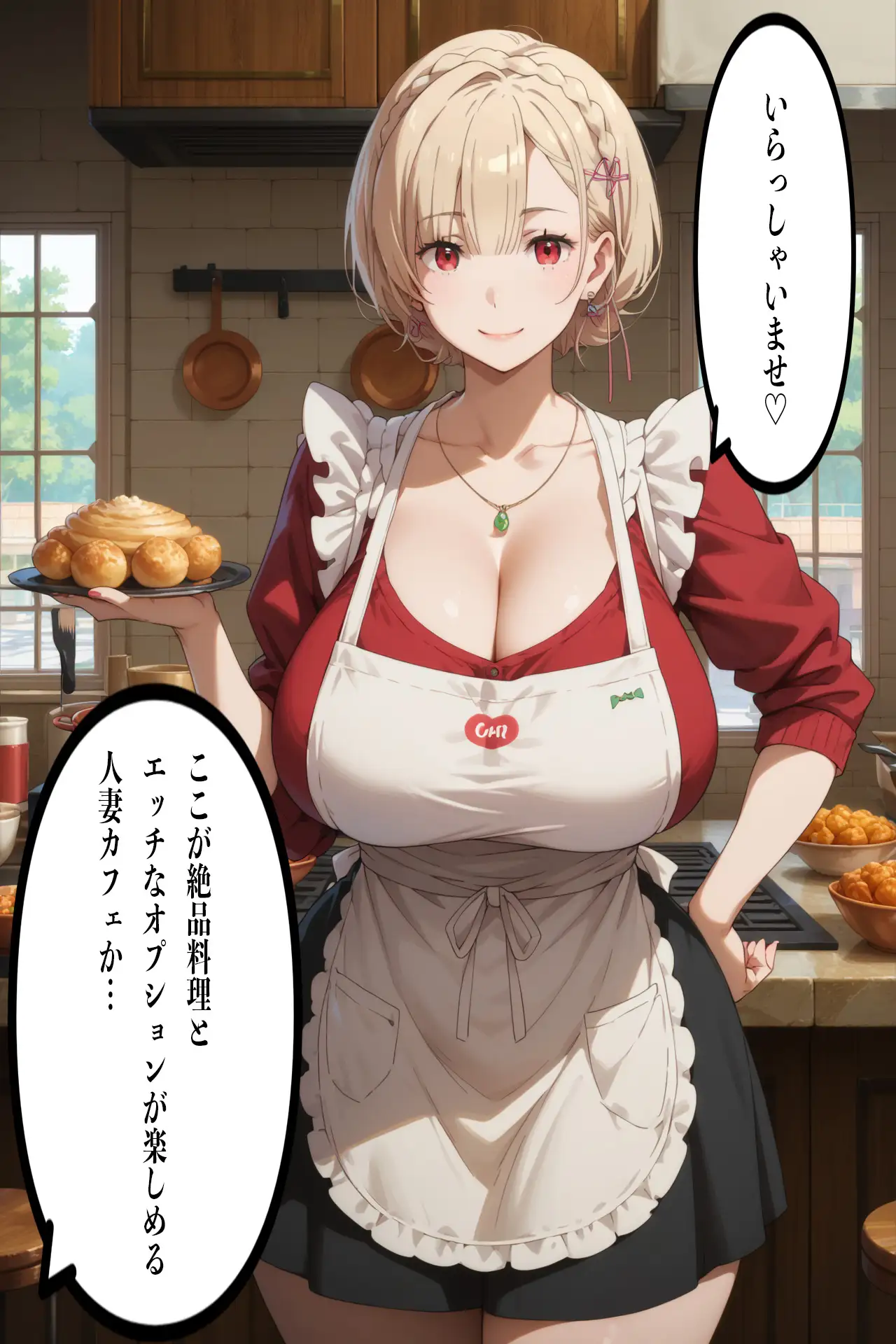 [コロッケ]ムチムチ人妻カフェ!ドスケベオプション編【セリフ入有】