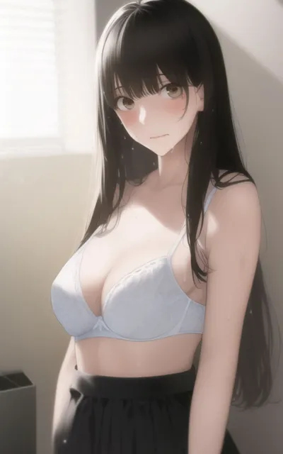 [やなせ]清楚で巨乳な女子校生が汗だくになってしまったので、一緒にお風呂に入リました。