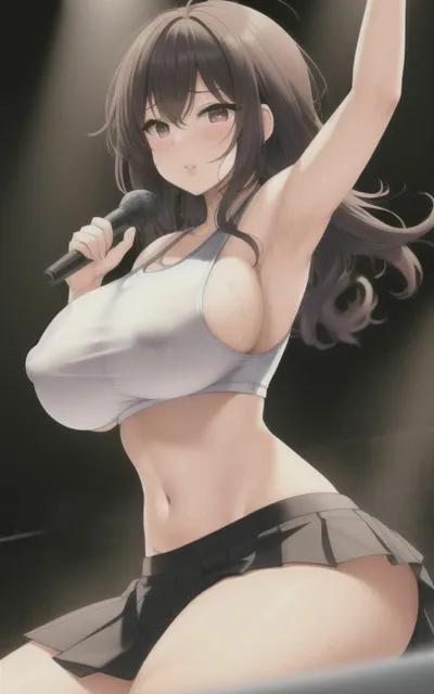 [AI Girls Creation]AI美女イラストvol.37愛欲の歌声エッチなボーカリスト