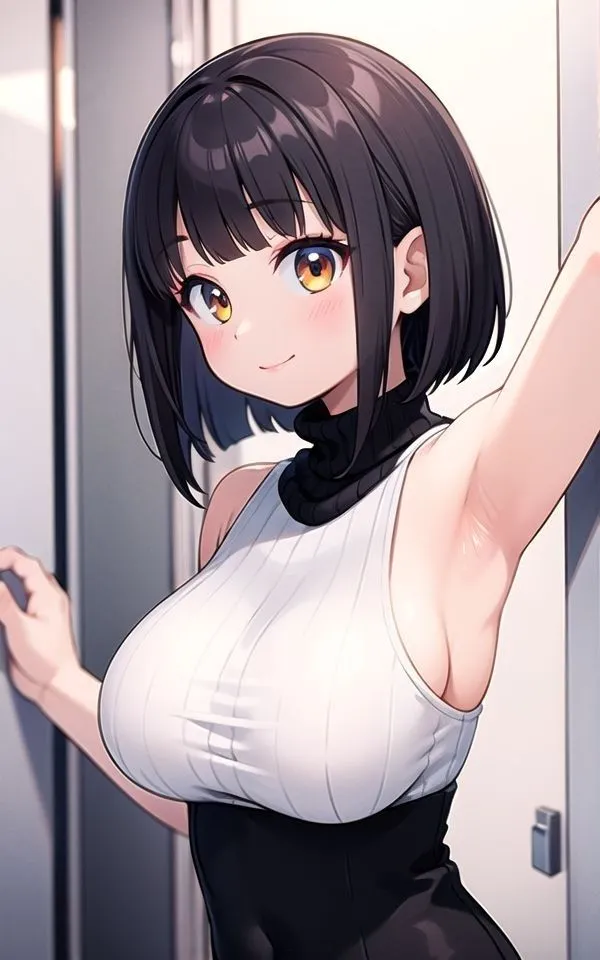 [しみしみ]ノースリーブロリ巨乳とえろえろセックス