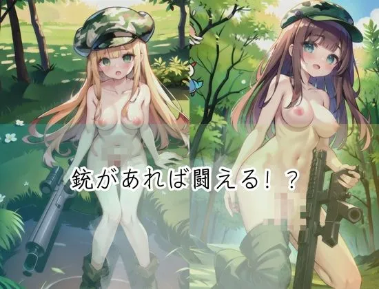 [くれよん王国]軍服を脱いだ女兵士’銃があれば闘える！？’’ヤられる！？’