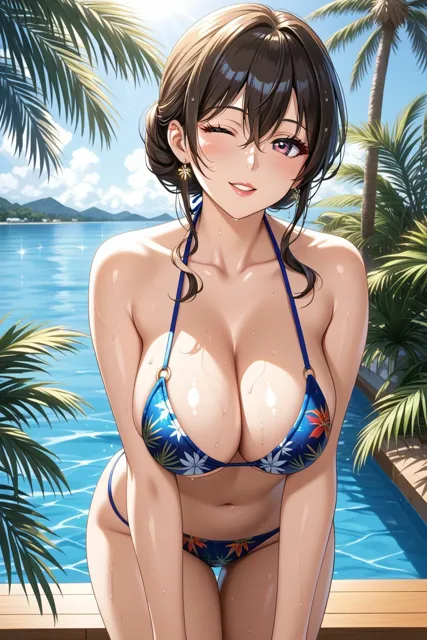 [ぱてぃすりーず]夏色ビキニコレクション〜巨乳編1