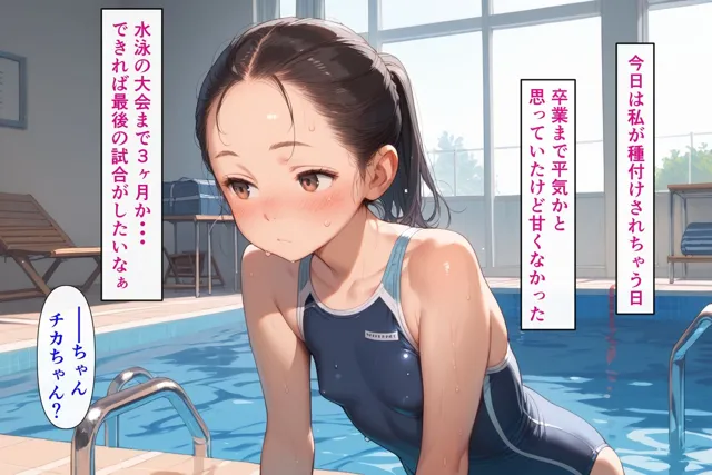 [AIシコリえっち]種付けおじさんは人類を救いたい 水泳少女孕ませ編