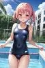 [すまたれ屋]恥ずかしスク水美少女CG集