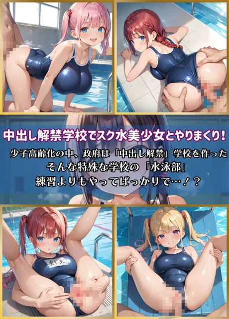 [虚構クラブ]【95%OFF】やってばっかり水泳部forトロトロ学園4【厳選CG250枚】