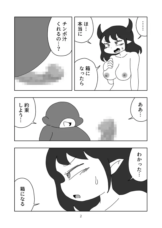 [かにみそ]身体の一部分を元に戻せる箱化