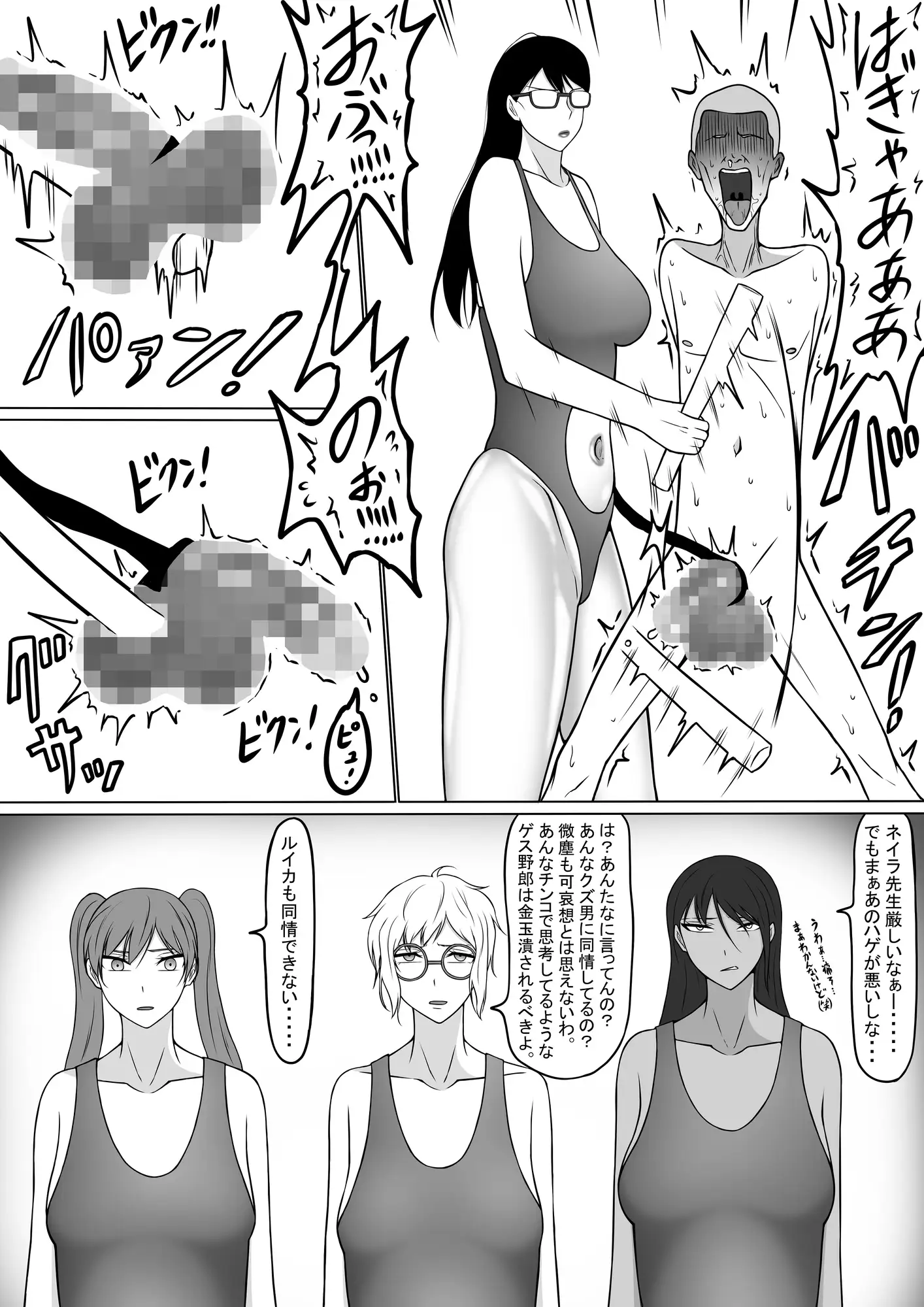 [もつなべ]男からエロい目で見られるのを許さない水泳部女子3