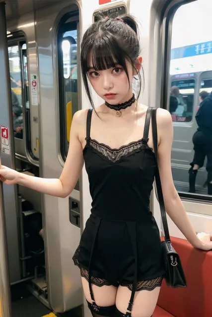 [AI4090man]AI秋葉原に向かう電車の中には弱者男性の好きそうな女の子がたくさん7_FANZA版