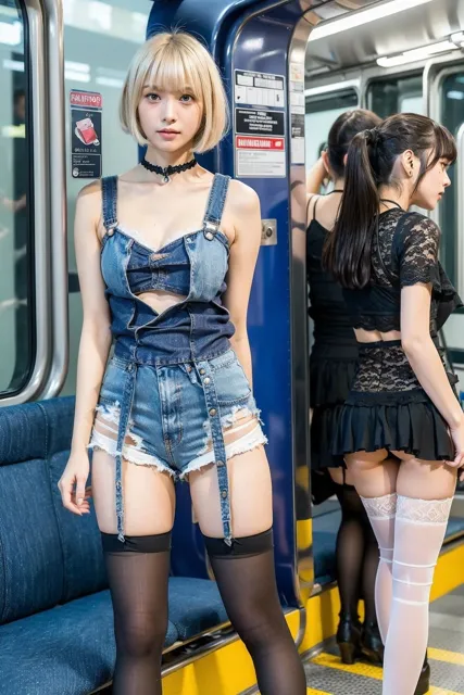 [AI4090man]AI秋葉原に向かう電車の中には弱者男性の好きそうな女の子がたくさん8_FANZA版