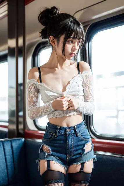 [AI4090man]AI秋葉原に向かう電車の中には弱者男性の好きそうな女の子がたくさん9_FANZA版