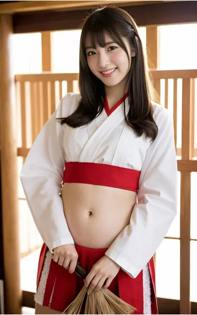 [AI_GravureArt]AI photobook 巫女