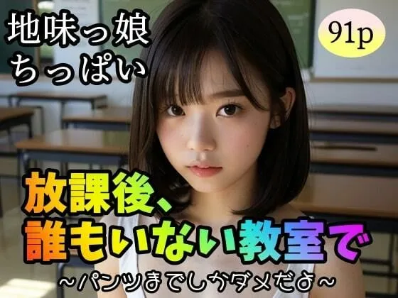 [ブロンドジャスティス]【地味っ娘】【ちっぱい】放課後、誰もいない教室で〜パンツまでしかダメだよっ！〜