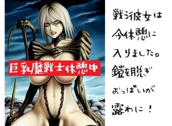 [MUTANTITS]巨乳魔戦士:彼女は戦いの合間に休憩に入り、鎧を脱ぎましたところ、美乳が露わになりました。