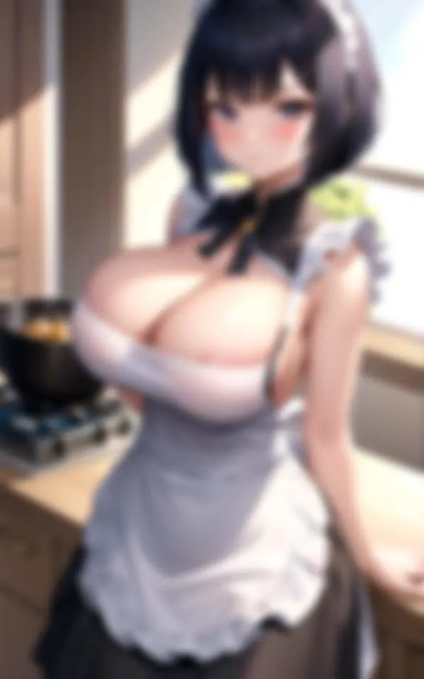 [妄想サークルlabo]【90%OFF】無愛想だけどいつでも揉ませてくれる爆乳メイドさん