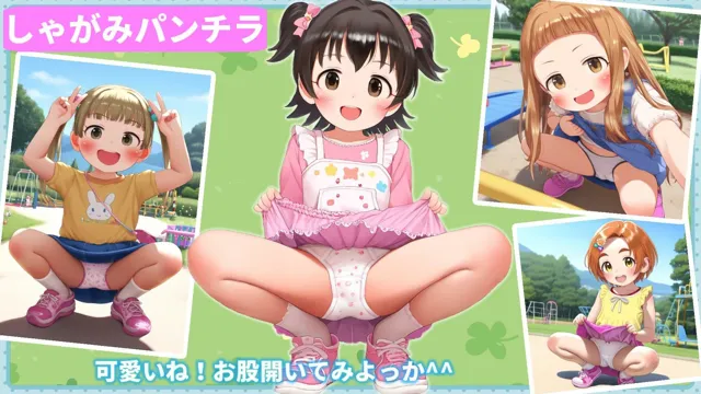 [尊厳ブレイク産業-ミニ系支部-]公園で無邪気に遊ぶアイドルの無防備おパンツ写真集