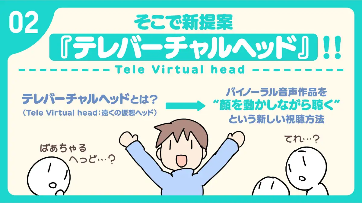 [妄想研究所]【10周年記念企画】新感覚バイノーラル『テレバーチャルヘッド』を体感しよう!