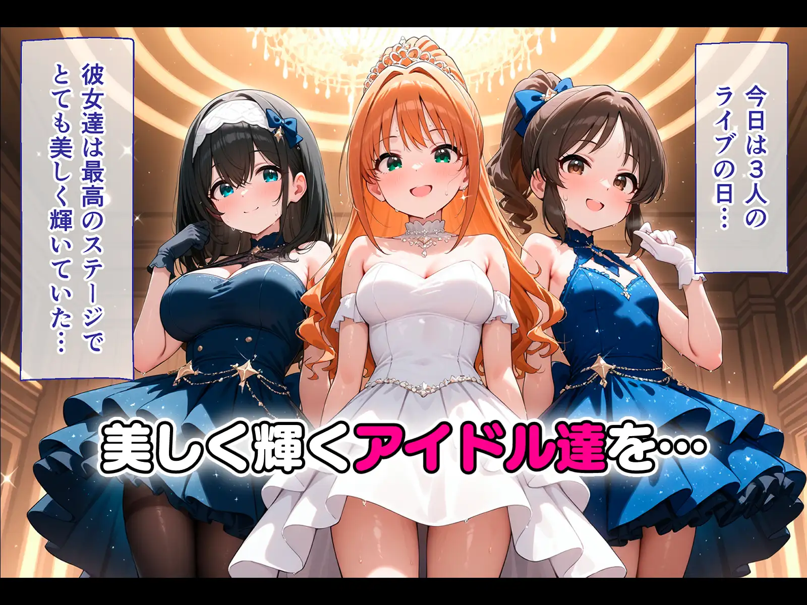 [ICBM STUDIO]アイドル3人を催〇アプリで寝取って孕ませてみた 鷺沢文〇 橘あり〇 日野〇