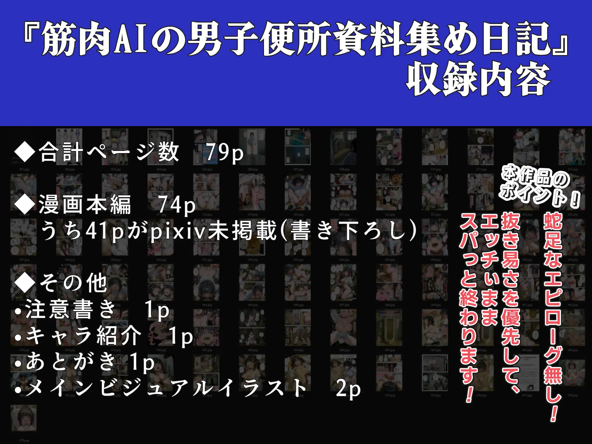 [愛・筋肉博]筋肉AIの男子便所資料集め日記