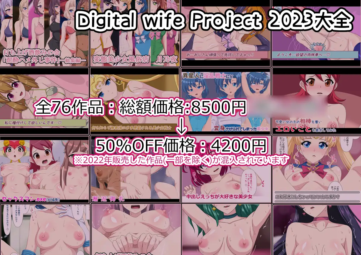 [Digital wife Project]DWP 2023大全【50%OFF価格】