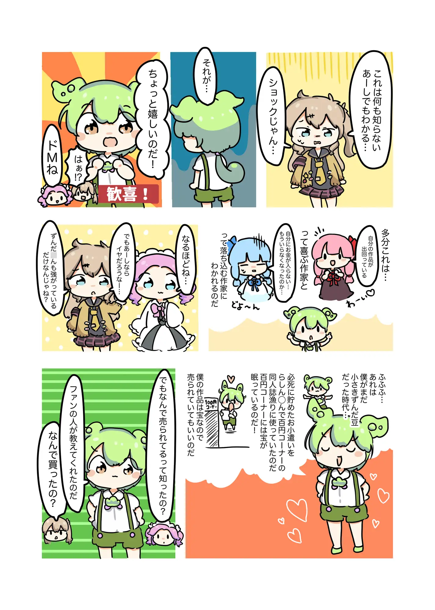 [ぴょこっとついんて!]カラー漫画総集編(1)なのだ!